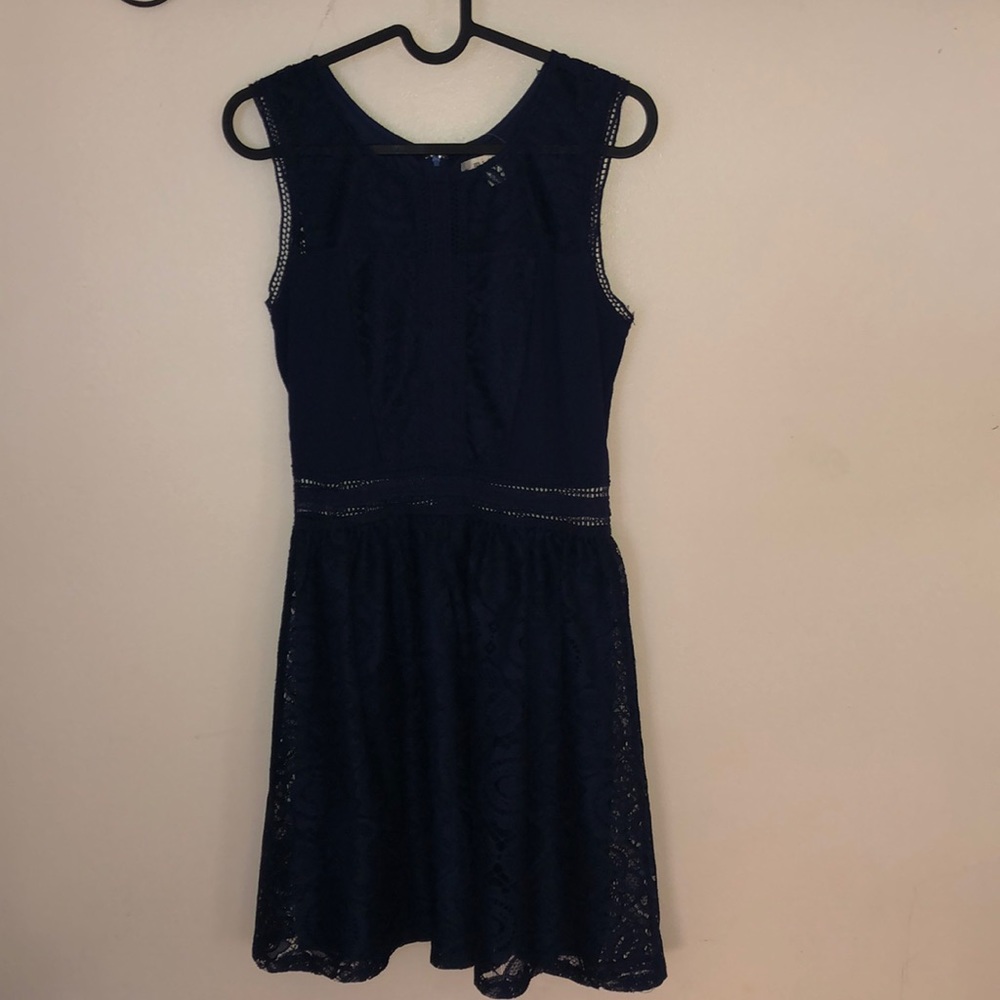 Francesca’s dress, dark blue XS new with tags